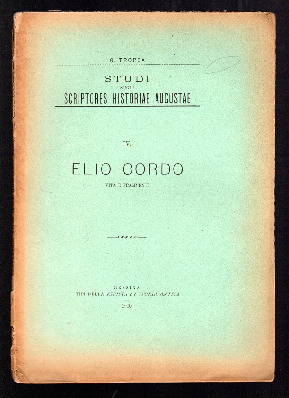 Elio Cordo Vita e frammenti