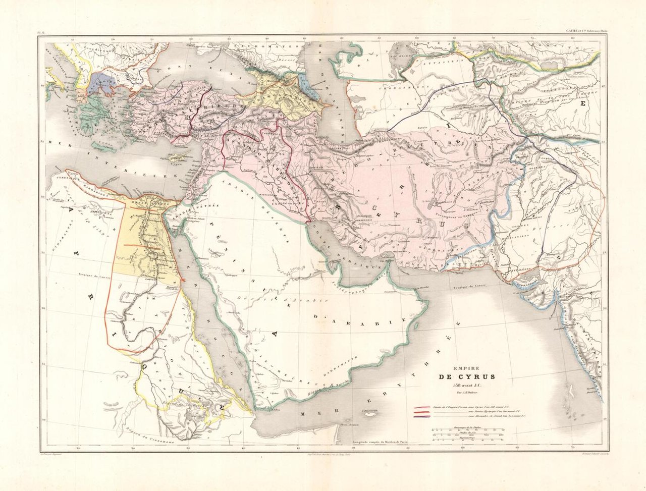 Empire de Cyrus 538 avant J. C.