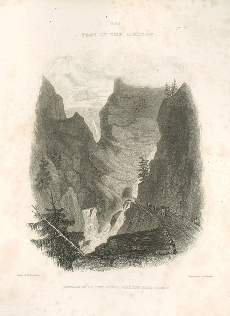 Entrance to the great gallery near Gondo