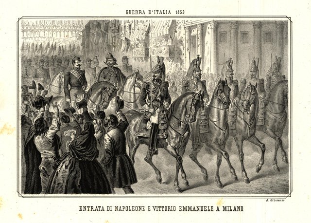 Entrata di Napoleone e Vittorio Emanuele a Milano | Immagine principale