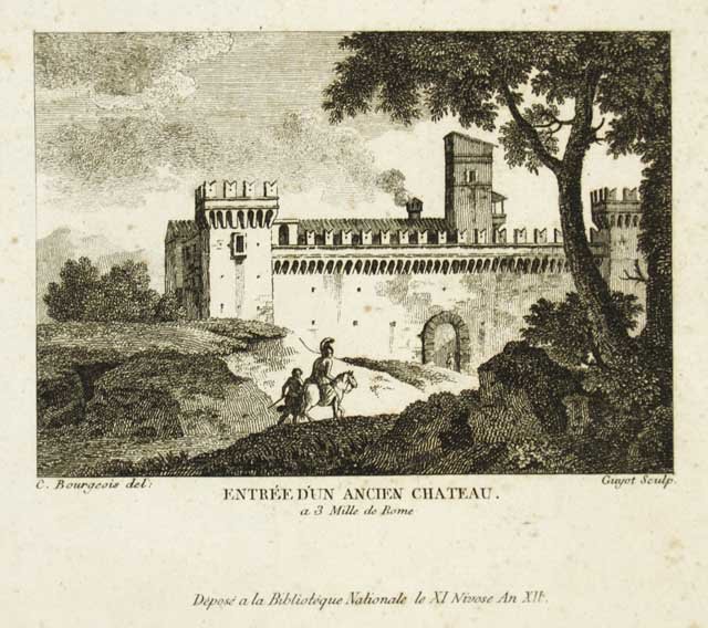 Entrée d'un ancien chateau a 3 mille de Rome