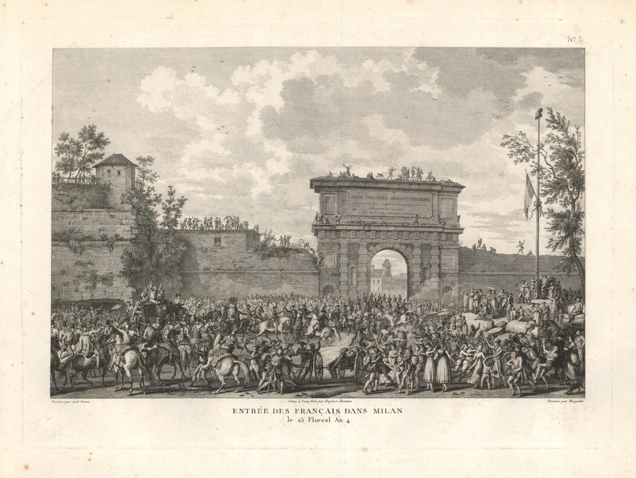 Entrée des Francais dans Milan / le 25 Floréal An … | Immagine principale