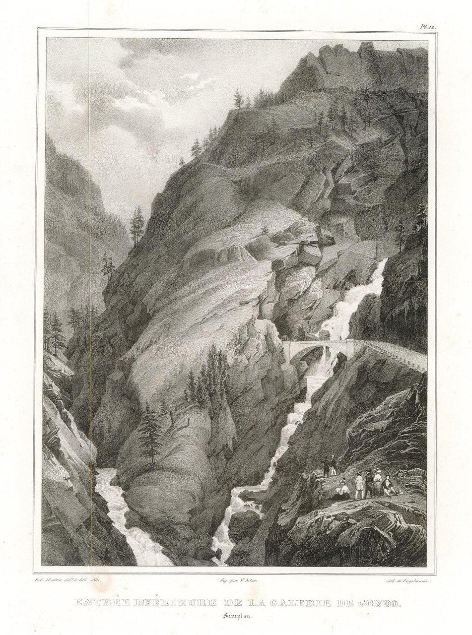 Entrée inférieure de la Galerie de Gondo