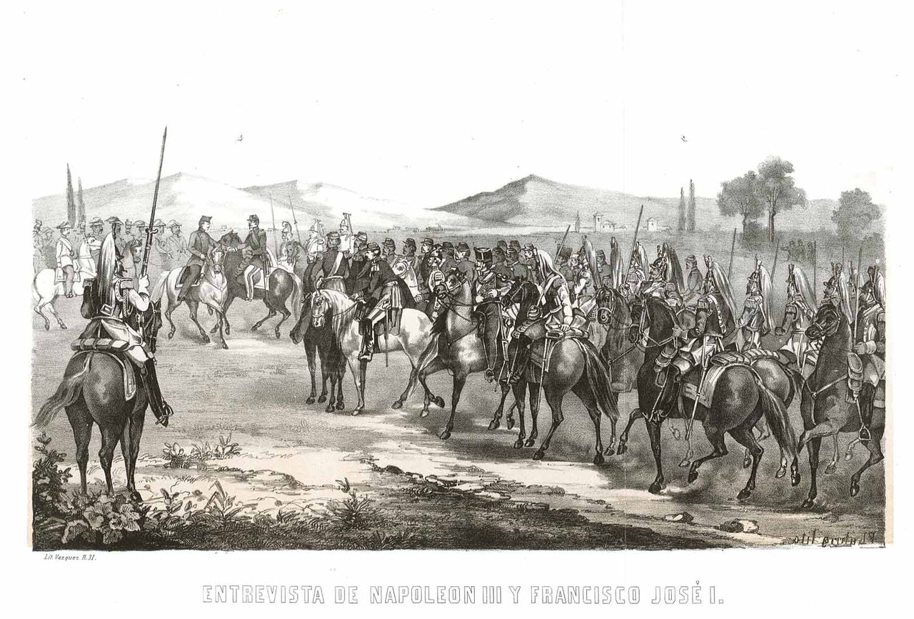 Entrevista de Napoleon III° y Francisco José I°