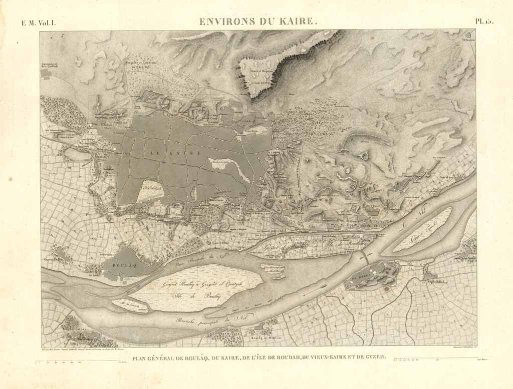 Environs du Kaire - Plan gènéral de Boulàq, du Kaire, …