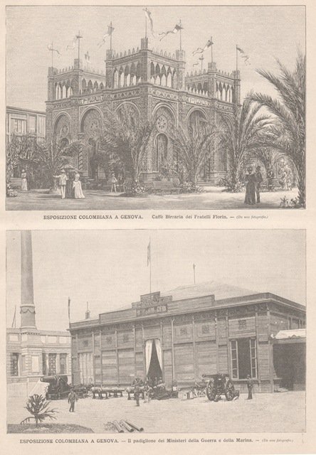 Esposizione colombiana a Genova - Caffè Birraria dei Fratelli Florin …