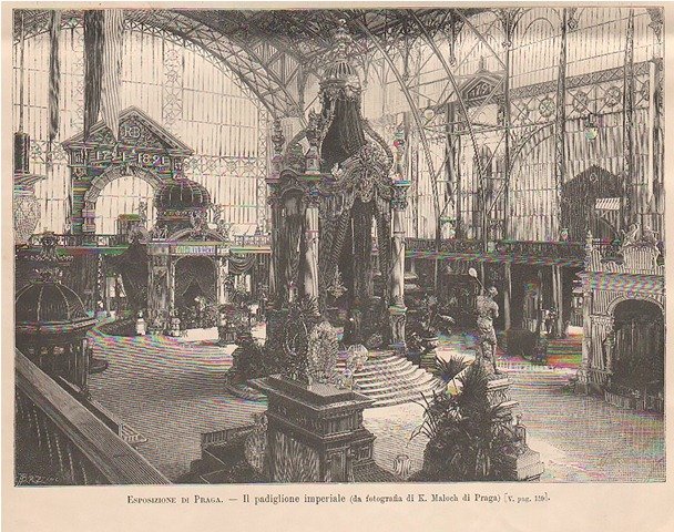 Esposizione di Praga.- Il padiglione imperiale