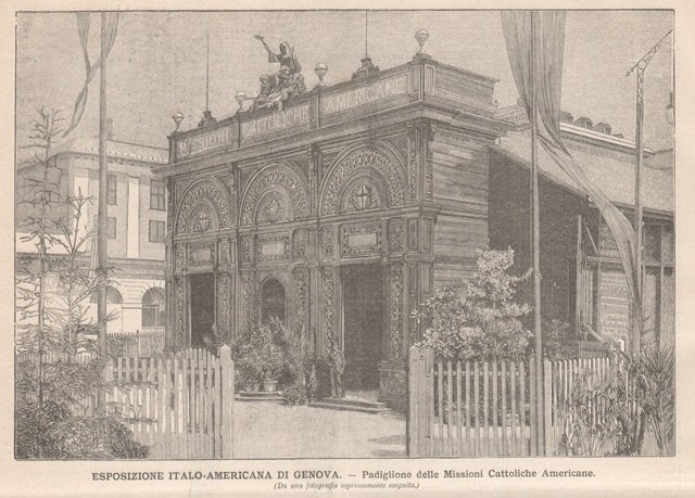 Esposizione italo-americana di Genova - Padiglione delle Missioni Cattoliche Americane