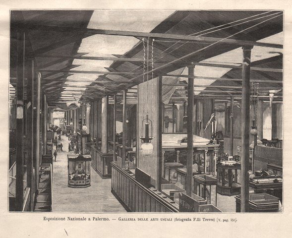 Esposizione Nazionale a Palermo - Galleria delle arti usuali