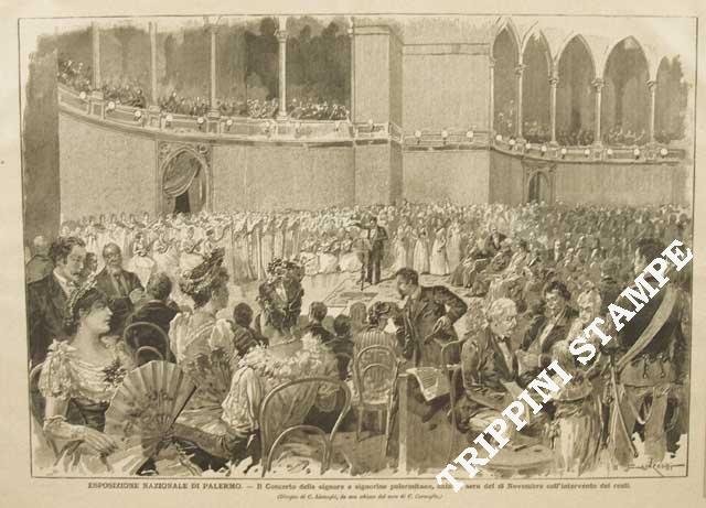 Esposizione nazionale di Palermo - Il concerto delle signore e …