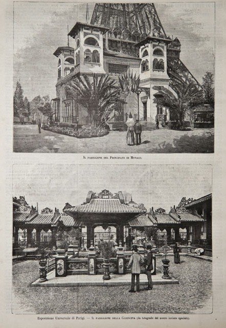 Esposizione Universale di Parigi.- Il padiglione del Principato di Monaco …