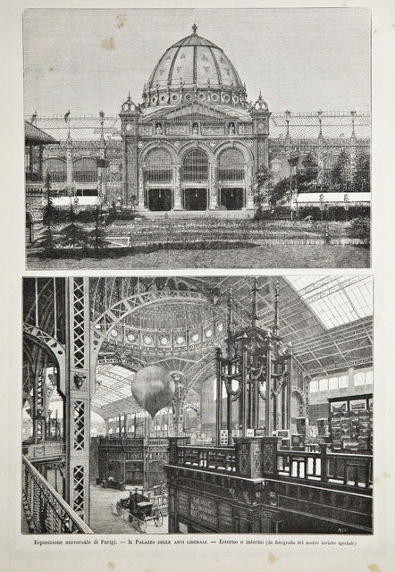 Esposizione universale di Parigi.- Il Palazzo delle arti liberali