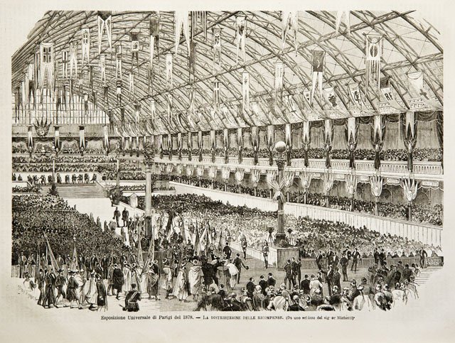 Esposizione Universale di Parigi del 1878.- La distribuzione delle ricompense