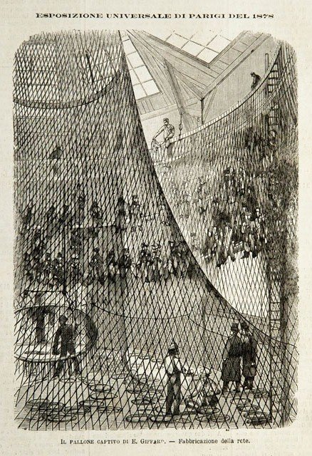 Esposizione Universale di Parigi del 1878 / Il pallone captivo …