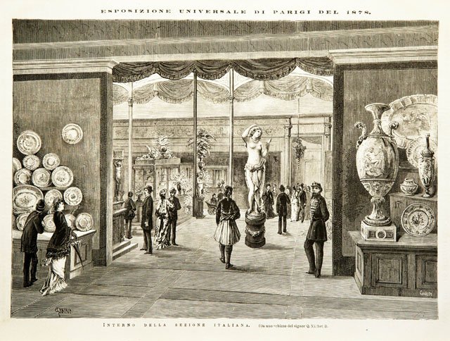 Esposizione Universale di Parigi del 1878 / Interno della sezione …