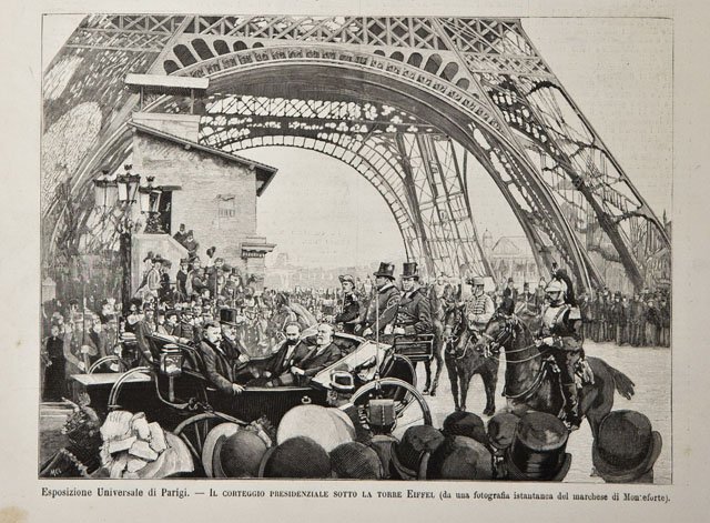 Esposizione Universale di Parigi / Il corteggio presidenziale sotto la …