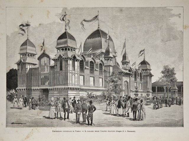 Esposizione Universale di Parigi / Il palazzo delle Colonie francesi
