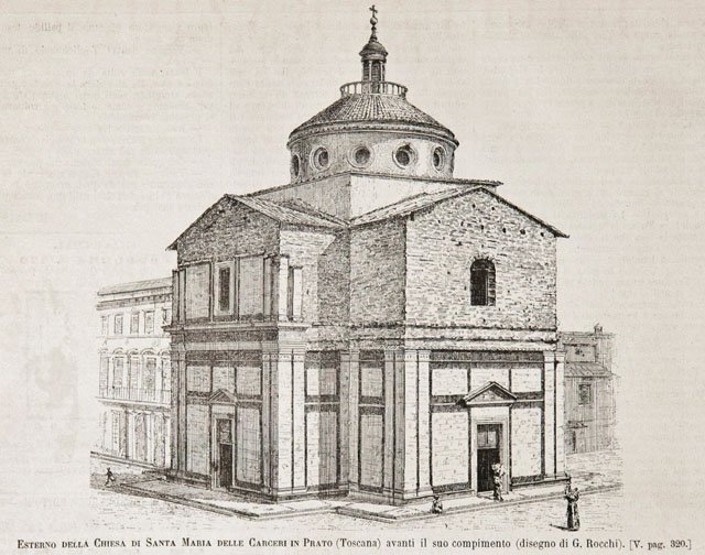 Esterno della Chiesa di Santa Maria delle Carceri in Prato …