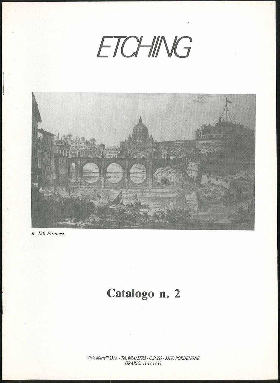 Etching Catalogo n.2