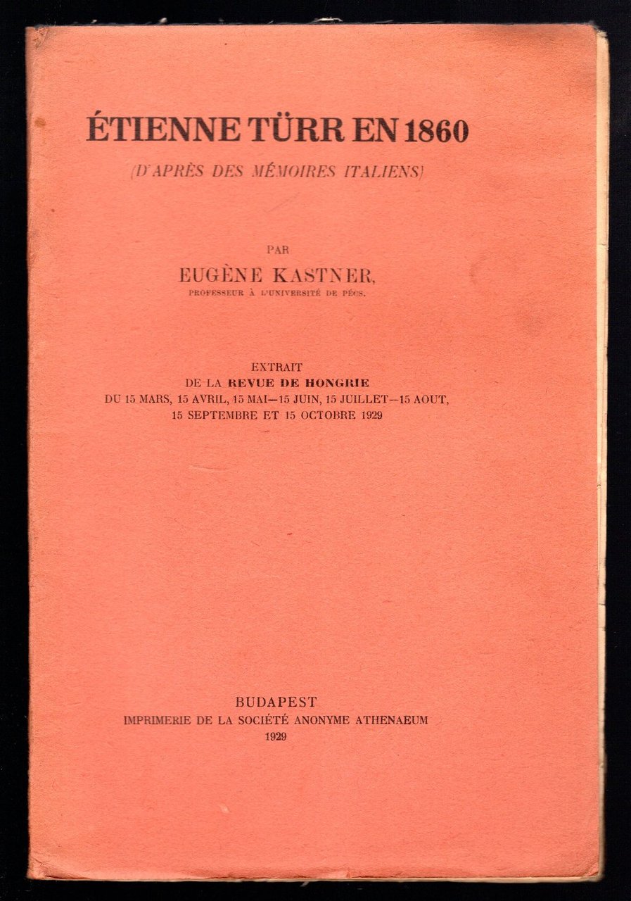 Etienne turr en 1860 (D'apres des memoires italiens) | Immagine principale