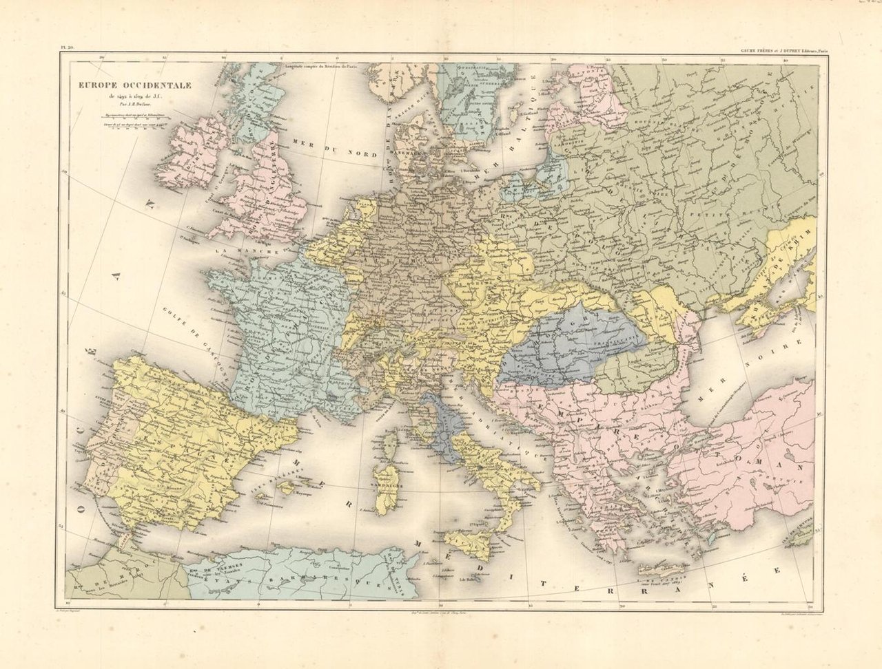 Europe occidentale de 1492 à 1519 de J. C.
