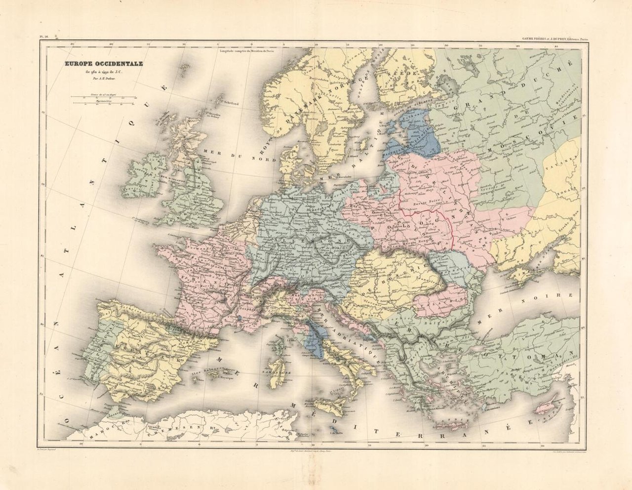 Europe occidentale de 962 à 1492 de J. C.