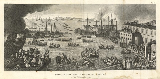 Evacuazione degl'inglesi da Tolone il 18 Dicembre 1793