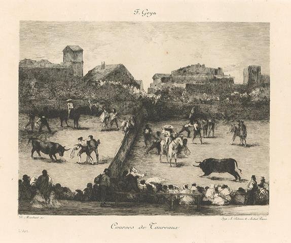 F. Goya – Courses de Taureaux
