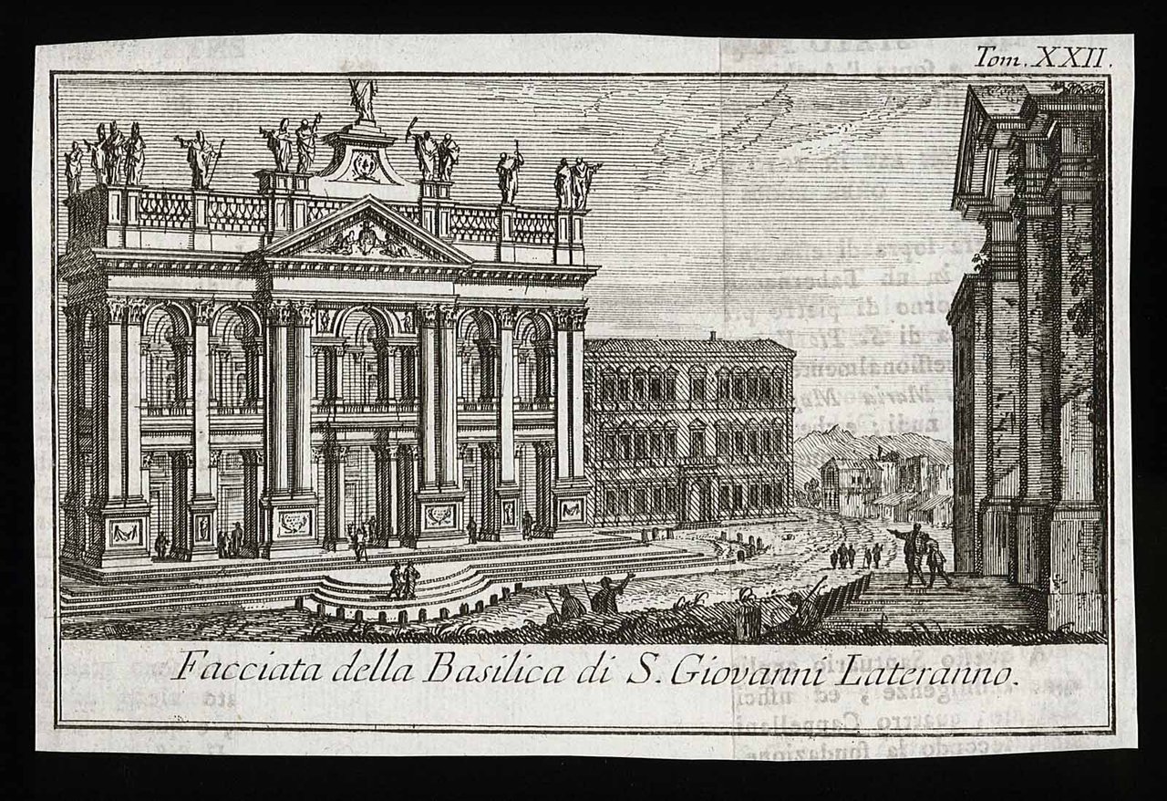 Facciata della Basilica di S. Giovanni Lateranno