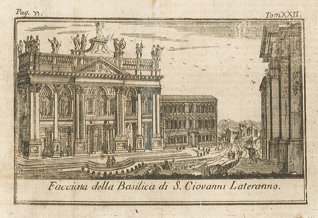 Facciata della Basilica di S. Giovanni Lateranno