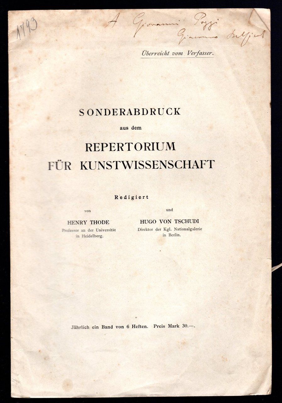 Falsificazioni di documenti per la storia dell'arte romana | Immagine principale