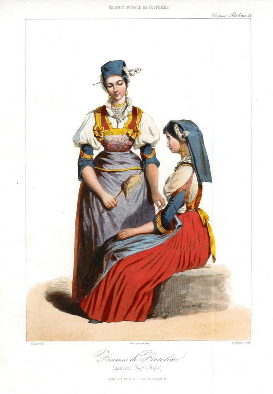 Femmes de Frosolone (Abruzze Roy.me de Naples)