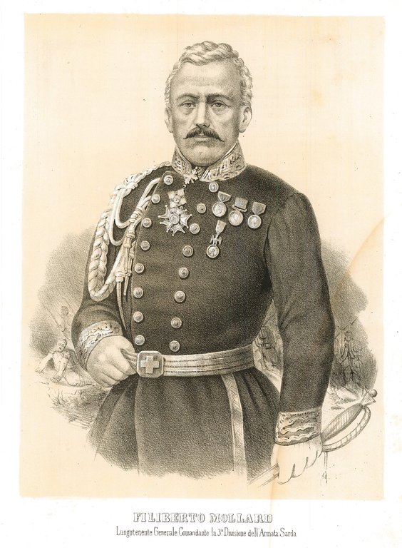Filiberto Mollard / luogotenente Generale Comandante la 3° Divisione dell'Armata …