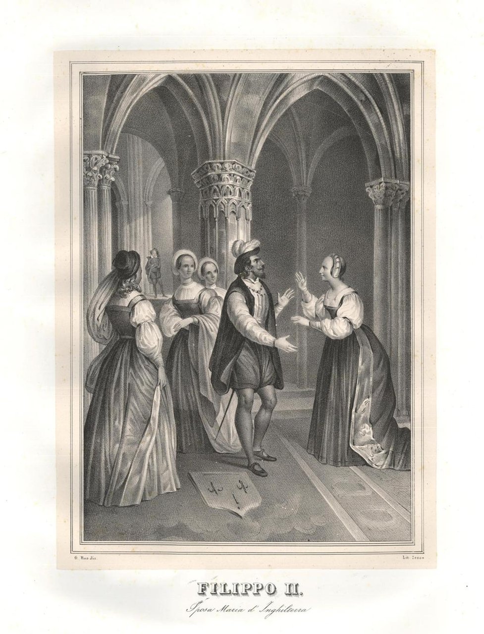 Filippo II / Sposa Maria d'Inghilterra