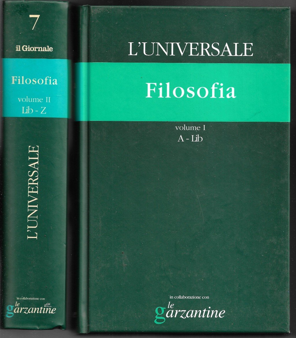 Filosofia Vol I A-Lib - Filosofia Vol II Lib-Z