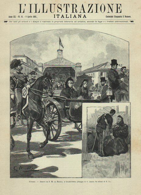 Firenze - Arrivo di S. M. la Regina d’Inghilterra