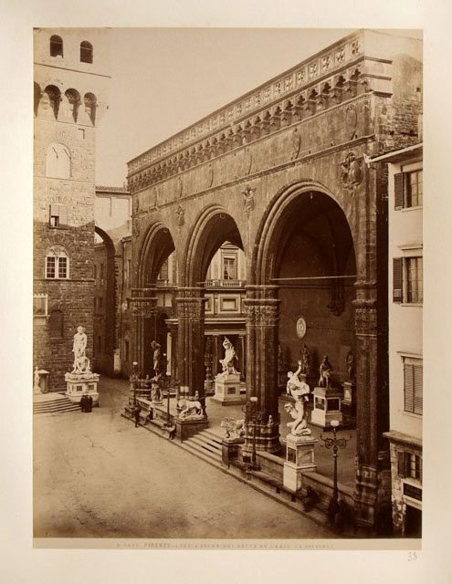 Firenze Loggia dei priori detta de Lanzi