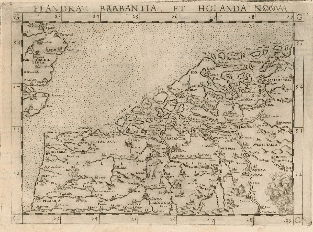 Flandra, Brabantia, et Holanda Nuova
