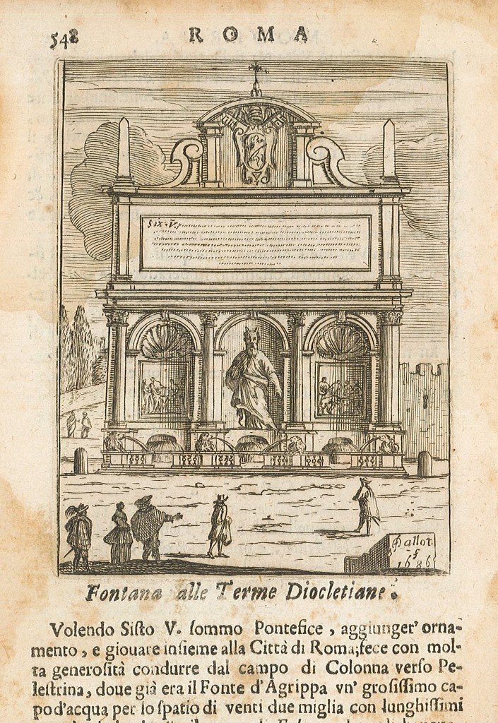 Fontana alle Terme Diocletiane