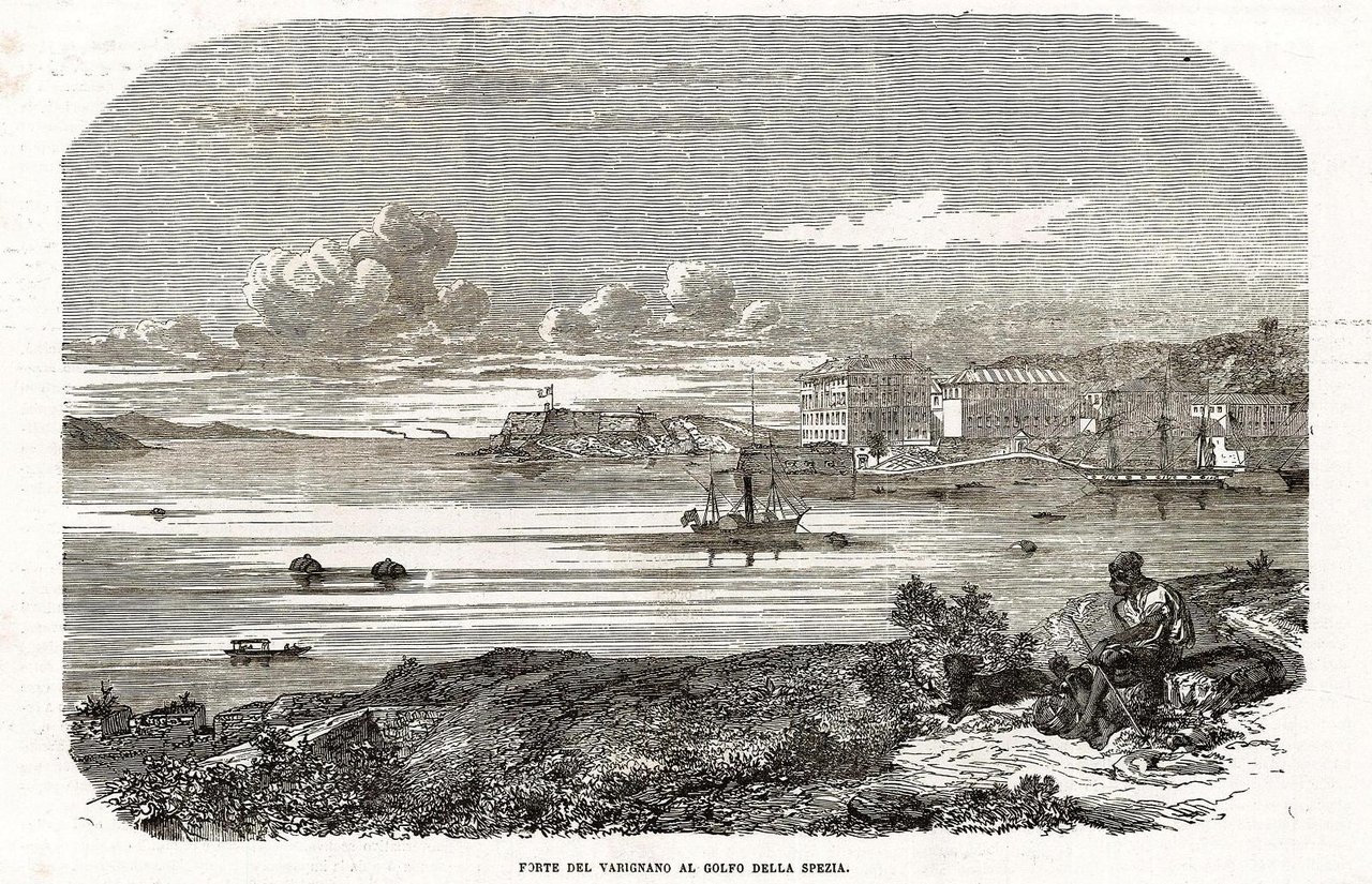 Forte del Varignano al golfo della Spezia