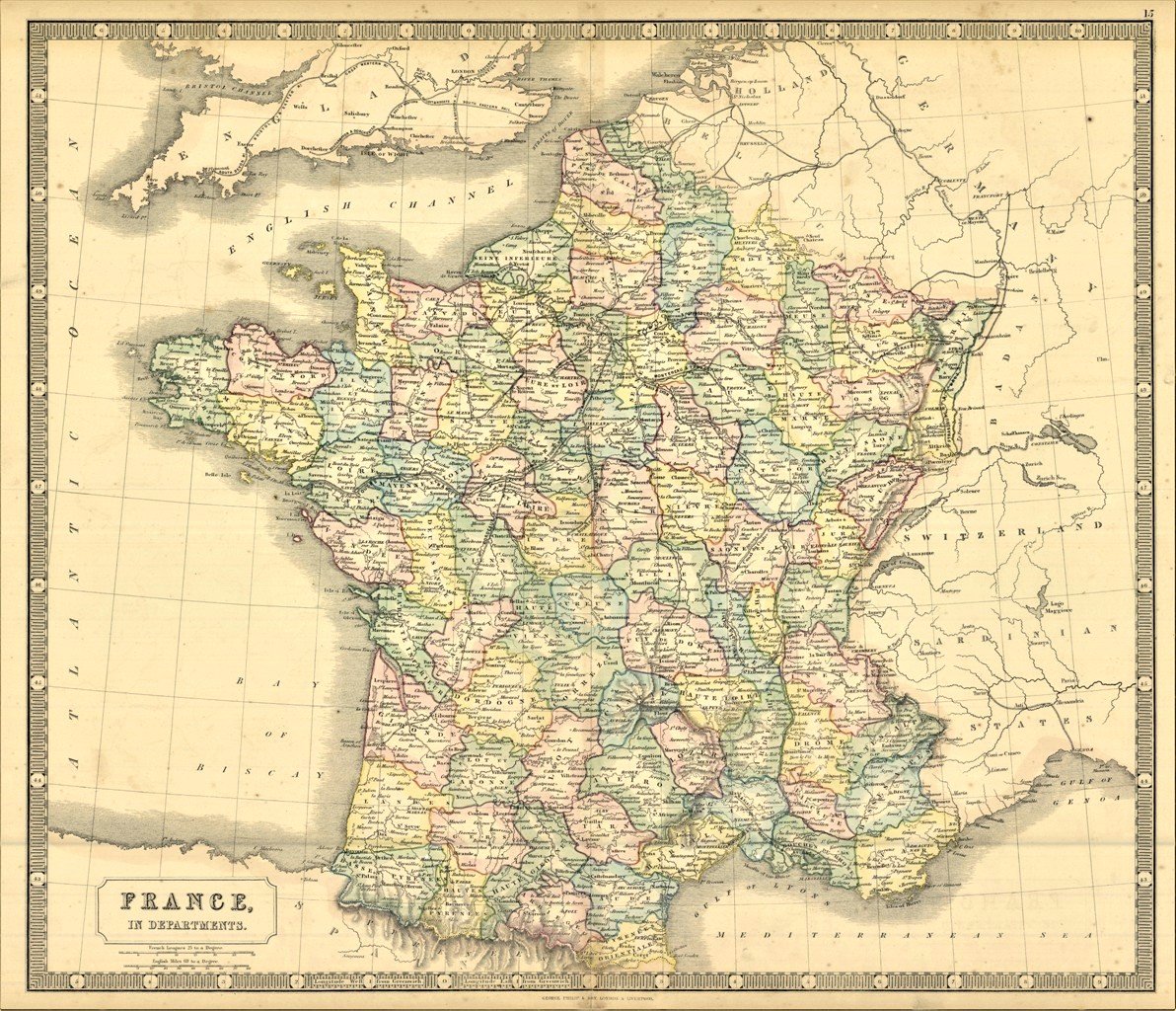 France, in Departments