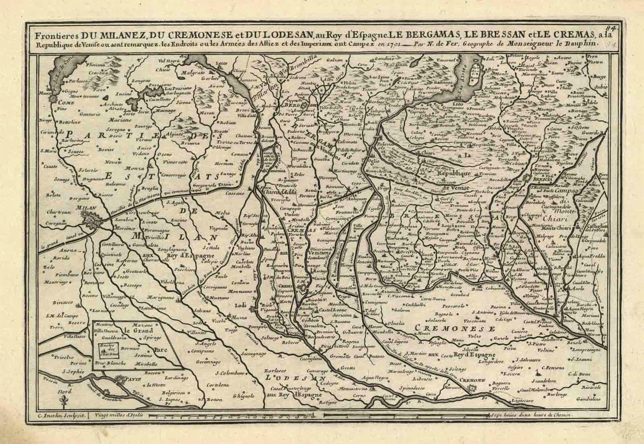 FRONTIERES DU MILANEZ, DU CREMONESE ET DU LODESAN, AU ROY …