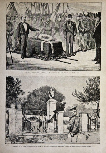 Funerali di Garibaldi a Caprera / Il discorso del Presidente …