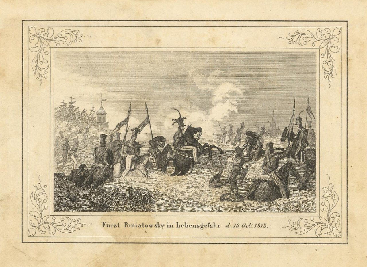 Furst Poniatowsky in Lebensgefahr d. 19 Oct. 1813