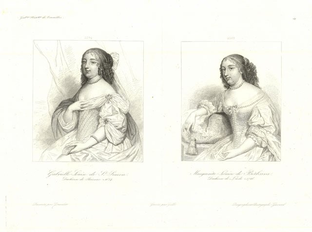 Gabrielle-Luoise de St. Simon duchesse de Brissac - Margherite-Louise de …