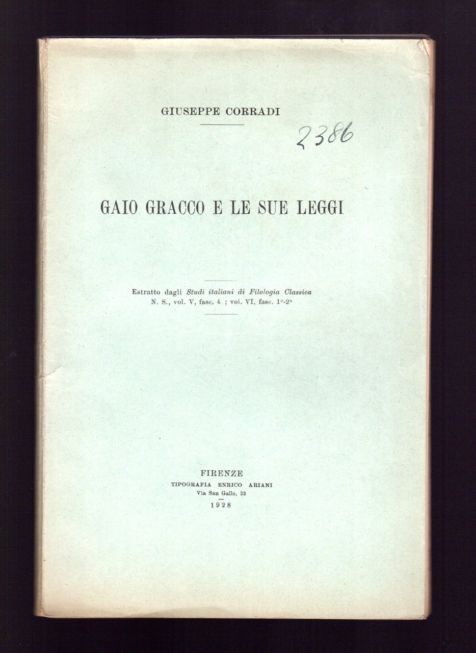 Gaio Gracco e le sue leggi
