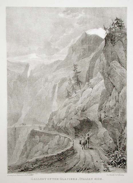 Gallery of the Glaciers, Italian side