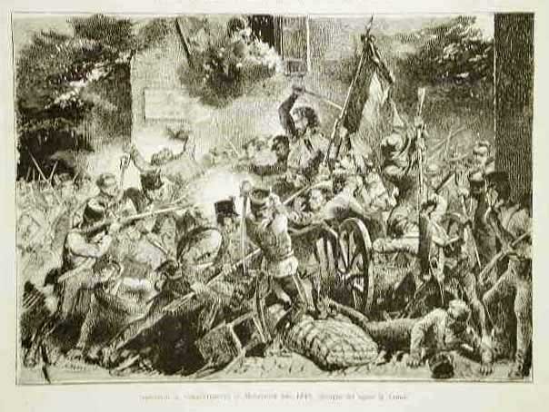 Garibaldi al combattimento di Morazzone nel 1848