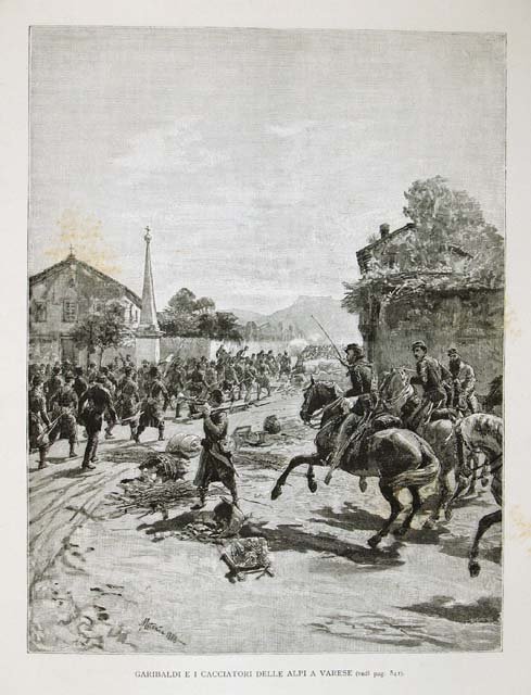 Garibaldi e i Cacciatori delle Alpi a Varese