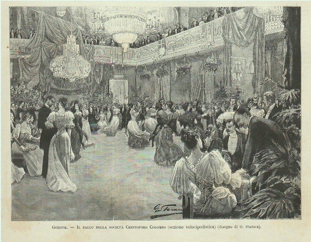 Genova - Il ballo della società Cristoforo Colombo